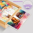 thumbnail image 4 of Happy Birthday to Abyssinian Kitten Party Balloons Cake Acrylic Plaque with Wood Photo Frame Box Cat Lover Kitten Owner Gifts Light Box - 00027, 4 of 5