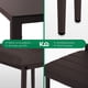 thumbnail image 5 of Juego De Comedor 4 Sillas y Mesa De Vidrio Templado Lexus marron 5, 5 of 8
