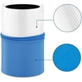 thumbnail image 3 of KEEPOW 411 Replacement Filter for Blueair Blue Pure Air Purifier 411, Including 2PCS Particle Carbon Filter and 2PCS Blue Fabric Pre-filter, 3 of 6