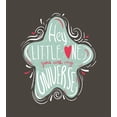 thumbnail image 3 of Saying Duvet Cover Set, Hey Little You Are My Universe Typography Star Drawing Funky Layout, Decorative 3 Piece Bedding Set with 2 Pillow Shams, Queen Size, Seafoam Dark Taupe Coral, by Ambesonne, 3 of 3