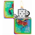 thumbnail image 2 of Zippo Lighter: Snake with Roses - Multi Color 48395, 2 of 6