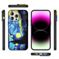 thumbnail image 2 of CoverON Art Design For Apple iPhone 15 Pro Max Phone Case, Flexible Rubber Slim TPU Cover, Starry Night, 2 of 7
