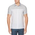 thumbnail image 1 of Perry Ellis Camisa de botones a rayas para hombre, azul, XXL Perry Ellis Botones al frente, 1 of 1