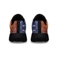 thumbnail image 4 of JuStHave Faith The Old Rugged Cross ChriStan Cross American flag Shoes Sneakers Black Size 8, 4 of 7