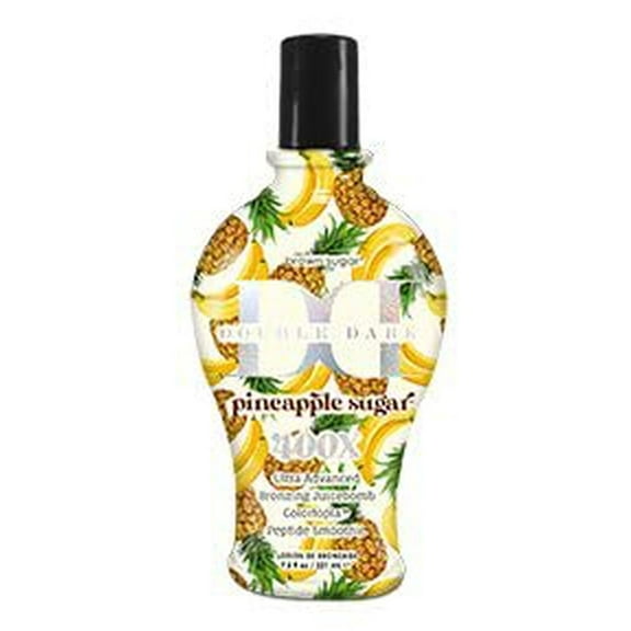 Brown Sugar Pineapple Sugar 400X Ultra Double Dark Bronzer Tanning Lotion 7.5oz