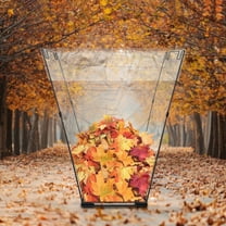 Yoneston Garden Trash Bag Holder Stand for 30-45 Gallon Capacity, Metal Outdoor Leaf Bag Support Stand Multi-Use for Leaves, Camping, Yard Weeding, Lawn Party