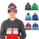thumbnail image 2 of Gorro de Navidad con luz LED para niños y adultos, gorro de punto para fiesta de navidad, 2 of 4