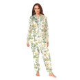 thumbnail image 2 of FORMRS Onesies Pajama for Adults Unisex Hoodie Winter Jumpsuit One Piece Sleepwear, Sizes S-2XL, Watercolor Animals Pattern, 2 of 7