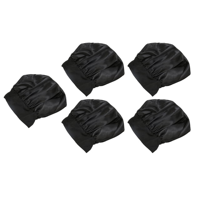 Sleeping , 5PCS Soft And Comfortable Satin Fabric Bonnets For Household Use