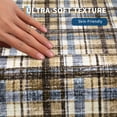 thumbnail image 4 of Washable Area Rug 10x13ft Plaid Farmhouse Indoor Carpet, Non-Slip Backing, Ultra Soft Low Pile for Living Room & Bedroom, 4 of 8
