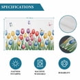 thumbnail image 6 of Watercolors Tulips Placemats Set of 12, Spring Butterflies Flowers Leaves Plants Placemats for Dining Table, Place Mats for Kitchen Tabletop, Waterproof Wipeable Dining Table Mats Set, 6 of 9