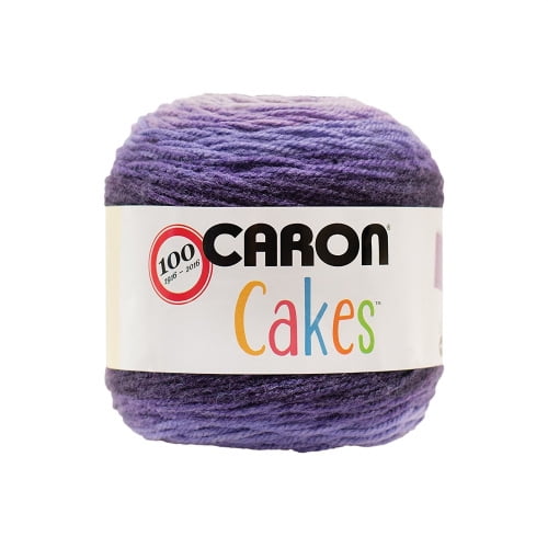 Caron Cakes 200g Self Striping Aran Yarn-Bumbleberry, Acrylic, Multi-Colour, 15 x 15 x 15 cm