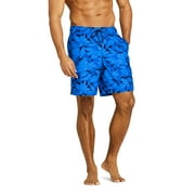 Lands' End Men's 8 in. Volley Print Swim Trunk