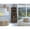 Brown, variant on Gray Corner Bar Cabinet Up, 8 Bottle , Double Door, 2 Open Shelves, 12 Wine Glass Rack - Dining Room Elemental With Build, Intrigue