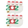 thumbnail image 2 of Tree Hanging Ornaments, Tree Hanging Pendant, Lovely Patterns 2Pcs Exquisite Special Elements R for Christmas Tree Gift Family Holiday Decor Family and Friends #1,#2,#3,#4,#5, 2 of 8