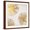 Brown Frame, variant on Art.com Gold Star II Art Print by PI Studio, 16" x 16"