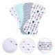 thumbnail image 3 of 4Pcs Baby Burp Cloths Burping Towels Bibs for Baby Newborn Adorable Printing Bib, 3 of 3