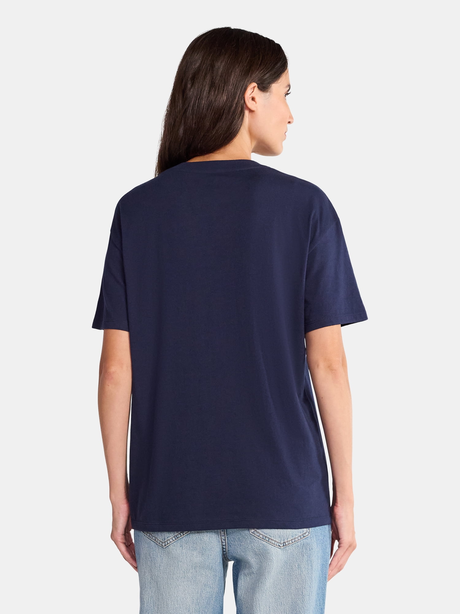 Disney Stitch Women's Christmas Graphic Tee, Sizes XXS-XXL