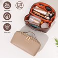thumbnail image 2 of Bolsa de maquillaje Cuteseason Travel Toiletry, impermeable, piel sintética, 2 of 7