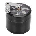 thumbnail image 1 of Molinillo para fumar de 4 capas, herramienta de pulido de aleación de zinc agitada a mano, 55 mm con cubierta magnética, 1 of 8