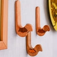 thumbnail image 2 of 3 Hook 6 Strips Adhesive Birds Decorative Wood Adhesive Wall Hooks for Coats – No-Drill Towel Hangers Cute Kids Key Holder for Wall, 2 of 4