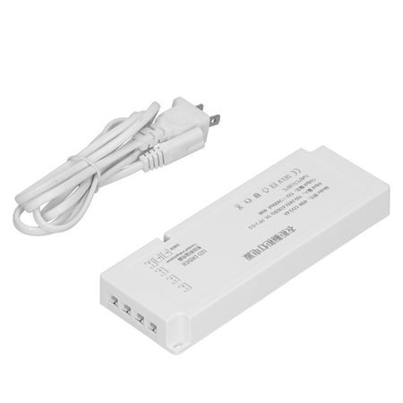 

Zerodis Lighting Driver Power Supply Driver LED Power Supply Lighting Driver 6 Ports For Cupboard Cabinet 40W‑12V3.4A US Plug 100‑240V