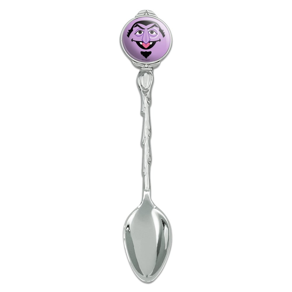 Sesame Street You Can Count on Me Novelty Collectible Demitasse Tea Coffee Spoon 