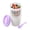 purrple, variant on Yogurt Cups With Lids - 11x10cm Sealed Storage Jar, Draining Food Container, Salad Cup | Reusable Snack Keeper for Overnight Oats Ice Cream Sauce Sugar Seasoning Fridge Home Travel Lunch