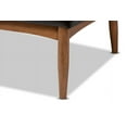 thumbnail image 4 of Baxton Studio Arvid Mid-Century Modern Dark Brown Faux Leather Upholstered 3-Piece Wood Dining Nook Set, 4 of 7