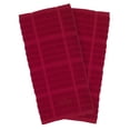 thumbnail image 2 of All-Clad Solid Cotton Kitchen Towels, 2-Pack, Chili, 2 of 7