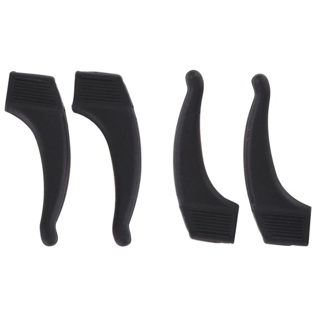 UPGRATOR 10Pares De Cubiertas Antideslizantes Negras Para Patillas De Gafas Hechas En Silicona Duradera
