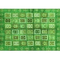 thumbnail image 1 of Ahgly Company Indoor Rectangle Abstract Green Modern Area Rugs, 6' x 9', 1 of 4