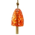thumbnail image 2 of Campana de viento de vidrio | Colorido diseño de lunares | Batidores de madera para sonidos suaves y relajantes | Decoración de casa de playa fácil de colgar | Ambiente festivo de verano, 2 of 7
