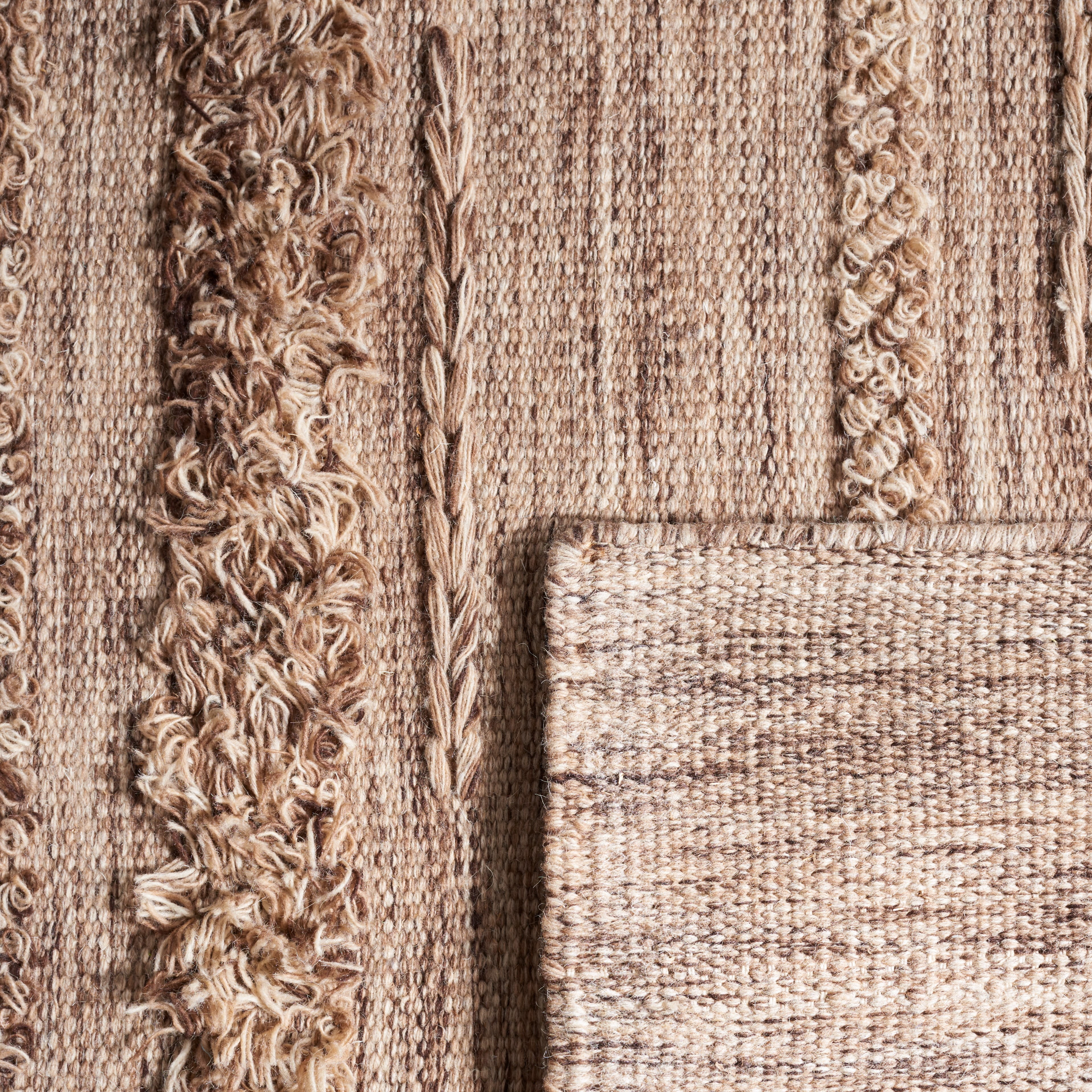 SAFAVIEH Vermont Zavanna Striped Area Rug, Brown/Beige, 4' x 6'