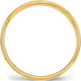 thumbnail image 2 of 14K Yellow Gold 14Ky 4mm Flat With Step Edge Band Size 10 Made In United States fle040-10, 2 of 5