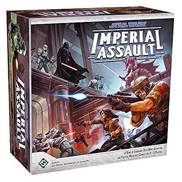 Star Wars Imperial Assault Core Set - Epic Sci-Fi Miniatures Strategy Game of Rebel Resistance vs. Imperial Forces, Ages 14+, 1-5 Players, 1-2 Hour Playtime, Made by Fantasy Flight Games