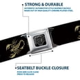 thumbnail image 6 of Buckle-Down Belt, Seatbelt Buckle Belt, Scorpion, 34 to 52 Inches, 6 of 8