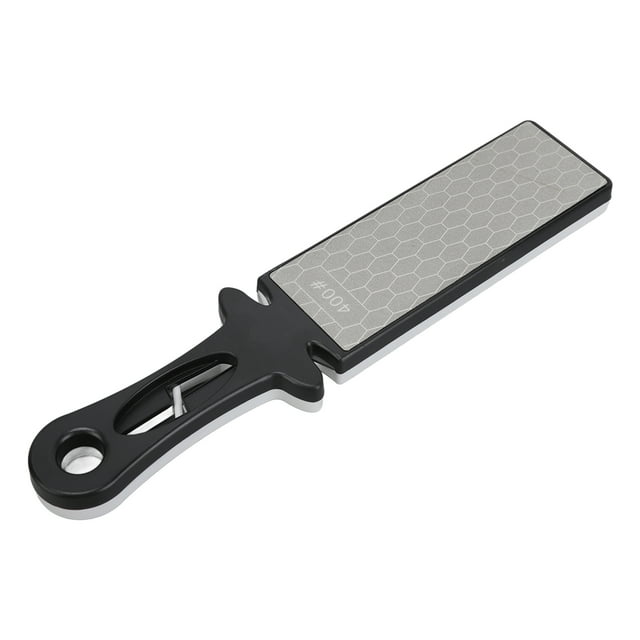 Herramienta para afilar tijeras, Afilador de cuchillos Multifuncional Diamante Afilador de cuchillos de doble cara Placa para afilar cuchillos Creado magistralmente