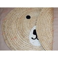 thumbnail image 4 of Vipanth Exports Natural Jute Rug with Teddy Bear Design Handmade Area Rug for Home Decor ( 36 x 36 Inches), 4 of 5