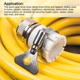 thumbnail image 5 of Worm Gear Hose Clamp, 15pcs 1 1/4"-1 3/4" Key Type Adjustable Stainless Steel Hose Clamps for Securing Hose, 5 of 5