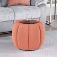 thumbnail image 2 of Suburban Soiree Storage Ottoman with Reversible Wood Tray, Soft Fabric Upholstery, Channel Tufted Design, Hidden Storage, Stylish & Functional Accent, 2 of 6