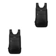 thumbnail image 3 of Guardurnaity Soporte de almacenamiento Tela Unisex de gran capacidad Bolsas de equipaje ajustables Camping Senderismo Montañismo Escalada Negro 2piezas Guardurnaity CBP495863, 3 of 6