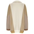 thumbnail image 4 of MaFYtyTPR Womens Sweatshirt Tops Women's Loose Long Sleeve Round Neck T-Shirt Bottoming Top Khaki M, 4 of 4
