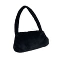 thumbnail image 2 of Zhaomeidaxi Women Leopard Print Shoulder Bag Fluffy Plush Clutch Faux Fur Handbag Tote Bag, 2 of 8