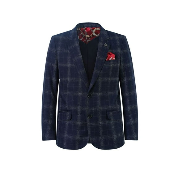 Elie Balleh Boy's Navy Blazer Jacket Sport Coat