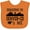 Orange, variant on Inktastic Denver Colorado Someone Loves Me Skyline Boys or Girls Baby Bib