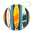 thumbnail image 3 of Christmas Ornament Colorful Cartoon-style Surfboard Christmas Bauble Surfboard Decor Christmas Tree Decoration Indoor Outdoor Yard Housewarming Gift, 3 of 5
