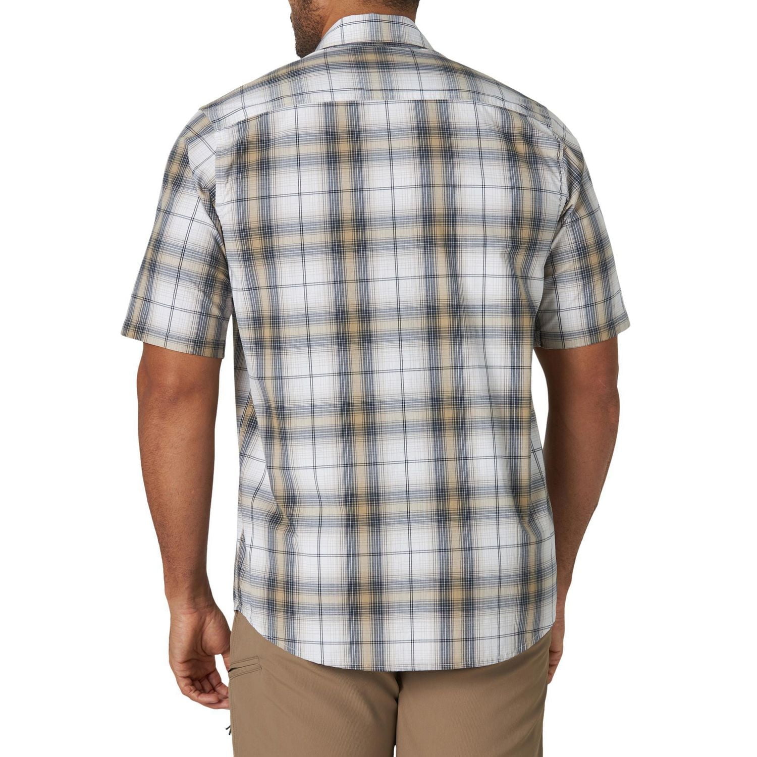 Wrangler Men's Short Sleeve Plaid Shirt