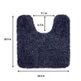 Bath Mat Toilet Rugs u Shaped ExtraSoft Plush Bath Bathroom Rug,Super Absorbent Shaggy Bath