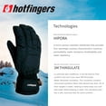 thumbnail image 4 of HOTFINGERS Men's Focus Cold-Weather Gloves, Color: Black, Size: XL, 4 of 6